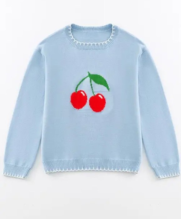 Cherry Blossom Knit Sweater