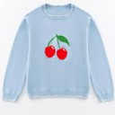  Cherry Blossom Knit Sweater