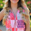  Reversible Printed & Striped Cotton Puffer Vest