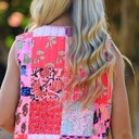  Reversible Printed & Striped Cotton Puffer Vest