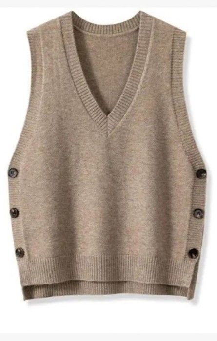 Women's Spring/Fall  V-Neck Knit Vest