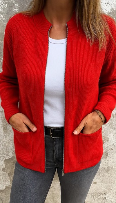 Knit Cardigan Jacket