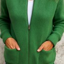 Small Green Knit Cardigan Jacket
