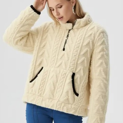 Fleece Zip-Up Pullover