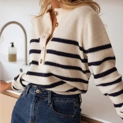 Striped Pullover Sweater