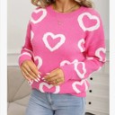  All over Heart knit sweater