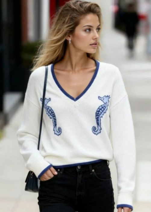 Seahorse Knit Sweater