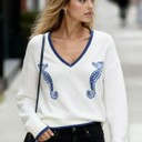  Seahorse Knit Sweater