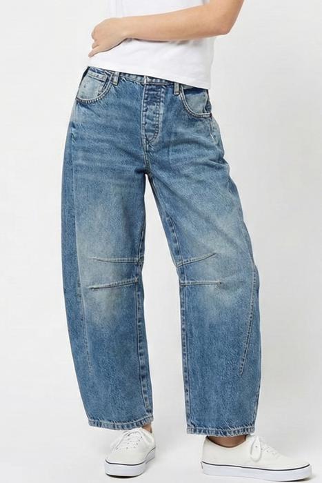Barrel denim jeans