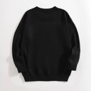  Skull & Crossbones Graphic Knit Sweater