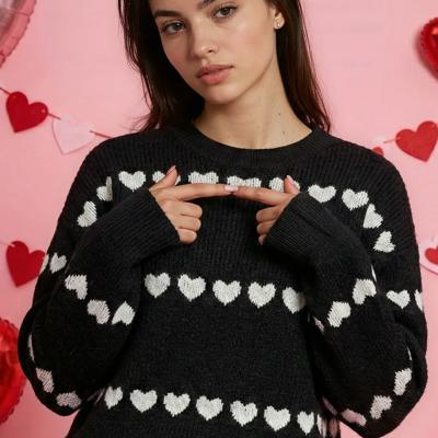 Heart Knit Sweater