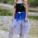  Denim Tutu Skirt