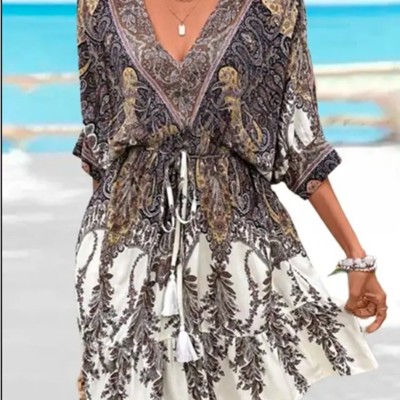 Paisley Multicolored Dress