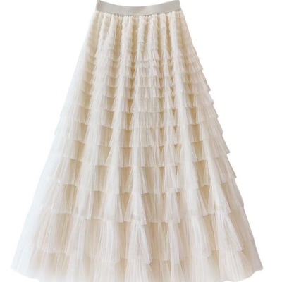 Ruffled Maxi Skirt
