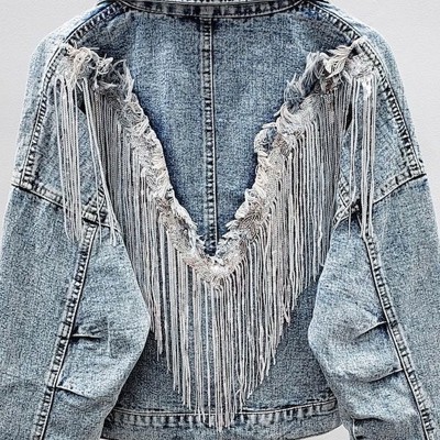 Fringe Denim Jacket