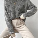  Textured knit sweater