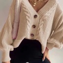  Knit cardigan sweater