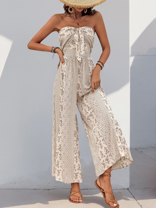 Tube Top Jumpsuit