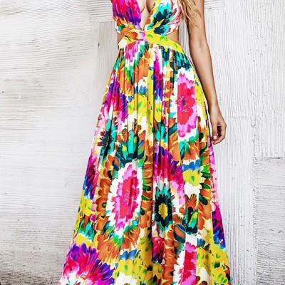 Maxi Dress with Back Tie Detail