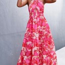 Small Red multi Halter Dress