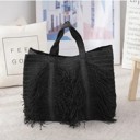 Black Fringe handbag