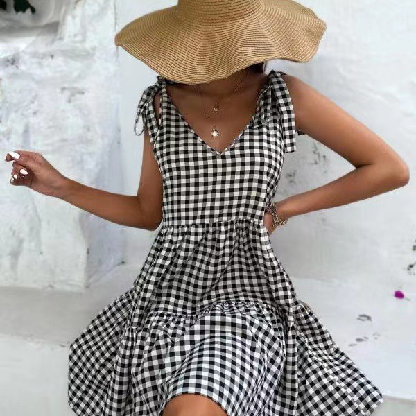 Gingham Ruffle Dress | Jane.com