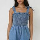 Blue Small Denim romper