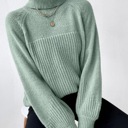  Knit turtleneck sweater