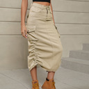  Cargo midi skirt