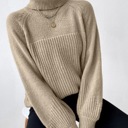 Small Yellow Knit turtleneck sweater