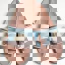 Size 5 Red Miss Sparkling Novelty printed slides