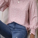 Small Pink Long sleeve blouse