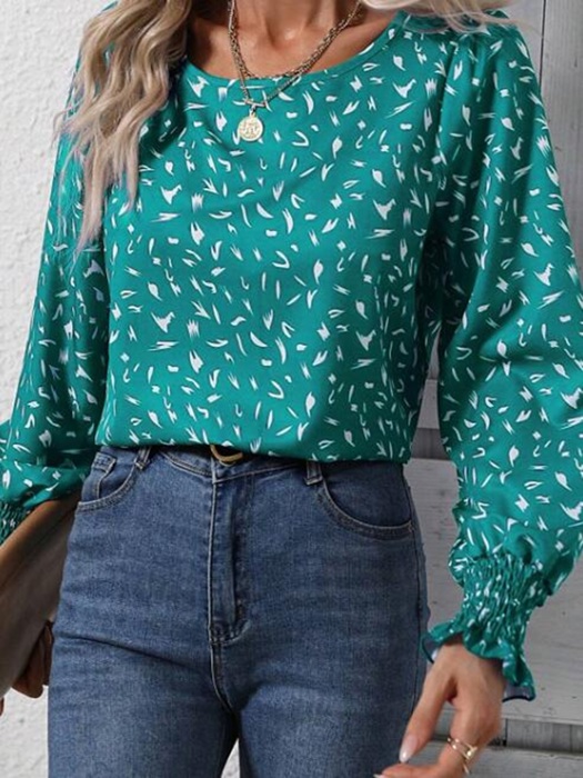 Long sleeve blouse