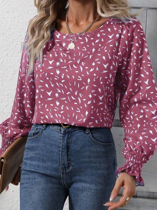 Long sleeve blouse