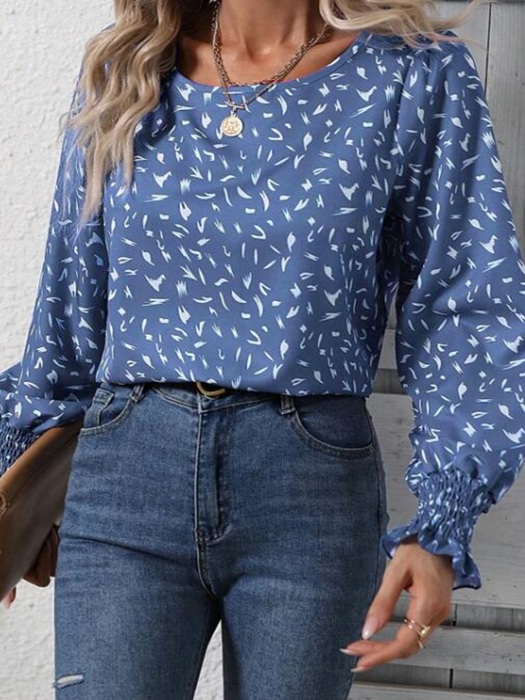 Long sleeve blouse