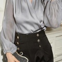  Silk long sleeve blouse