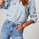 XL light Blue Button down shirt