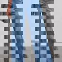 High Waisted Denim Wide Leg Jeans