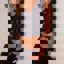 Small Black Denim Vest Jacket