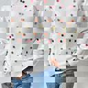  Rainbow Dots Turtleneck