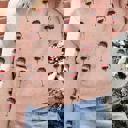 Small Pink Reindeer sweater