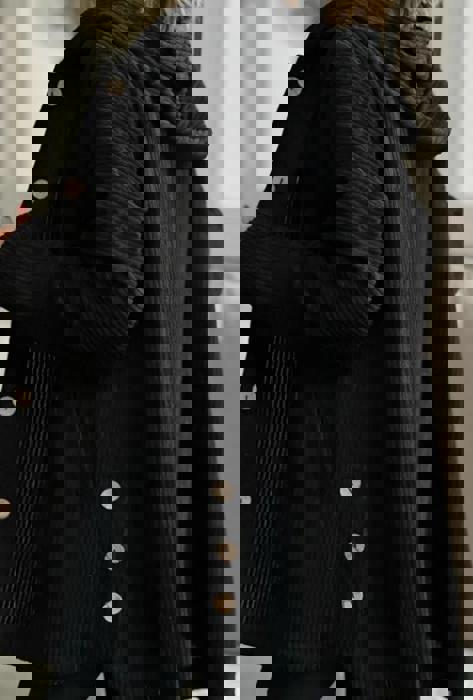 Corduroy Hooded Jacket