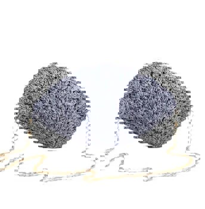 Miss Sparkling Crochet Shell-Shaped  Bag