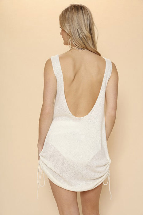 Miss Sparkling Cinched cover up dress