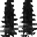  Layered Mesh High Waist Skirt