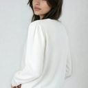  Women's  V- Neck  Sweater