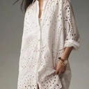  Eyelet Embroidery Long Sleeve Shirt