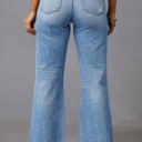  Miss Sparkling High-Rise Distressed Wide-Leg Jeans