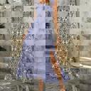  Miss Sparkling Mediterranean Print Maxi Dress