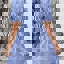  Miss Sparkling Bow Detail Keyhole Neck Puff Sleeve  Mini Dress